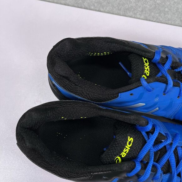 ASICS Gel Resolution 7 Shoes Mens 11.5 Illusion Blue Black Green Sneakers E701Y - Picture 11 of 13